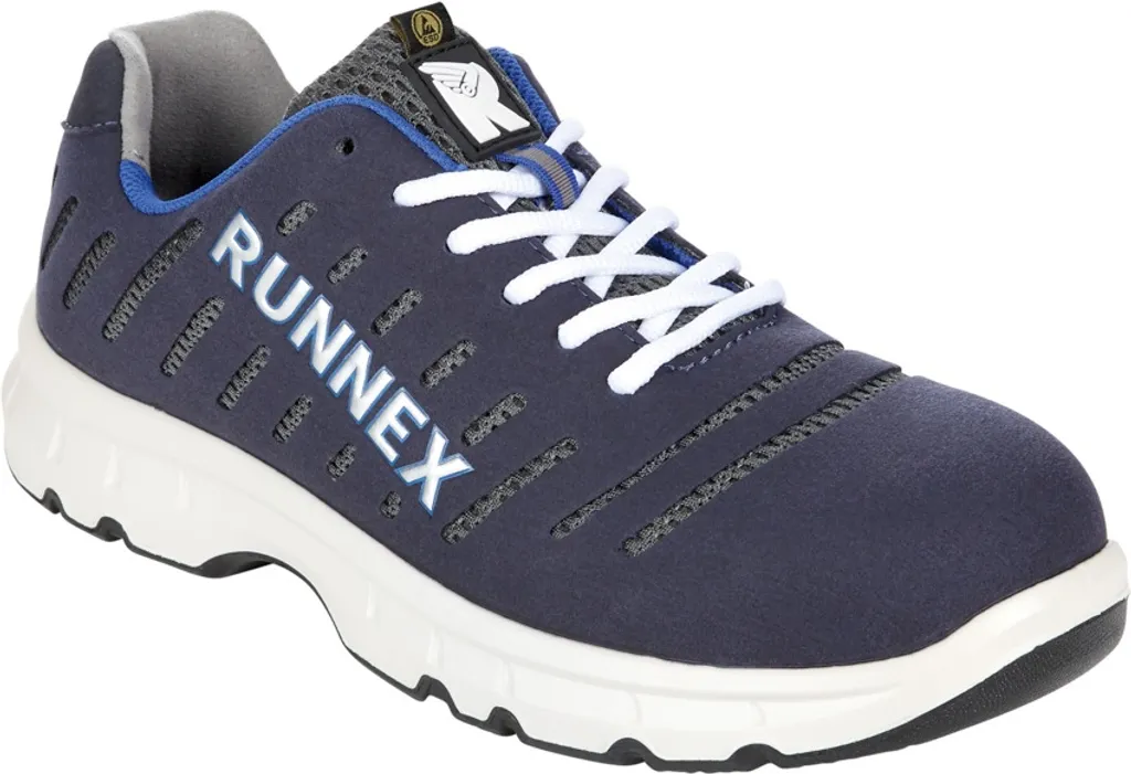 Baskets de sécurité basses S1P FlexStar ESD coloris gris bleu taille 38