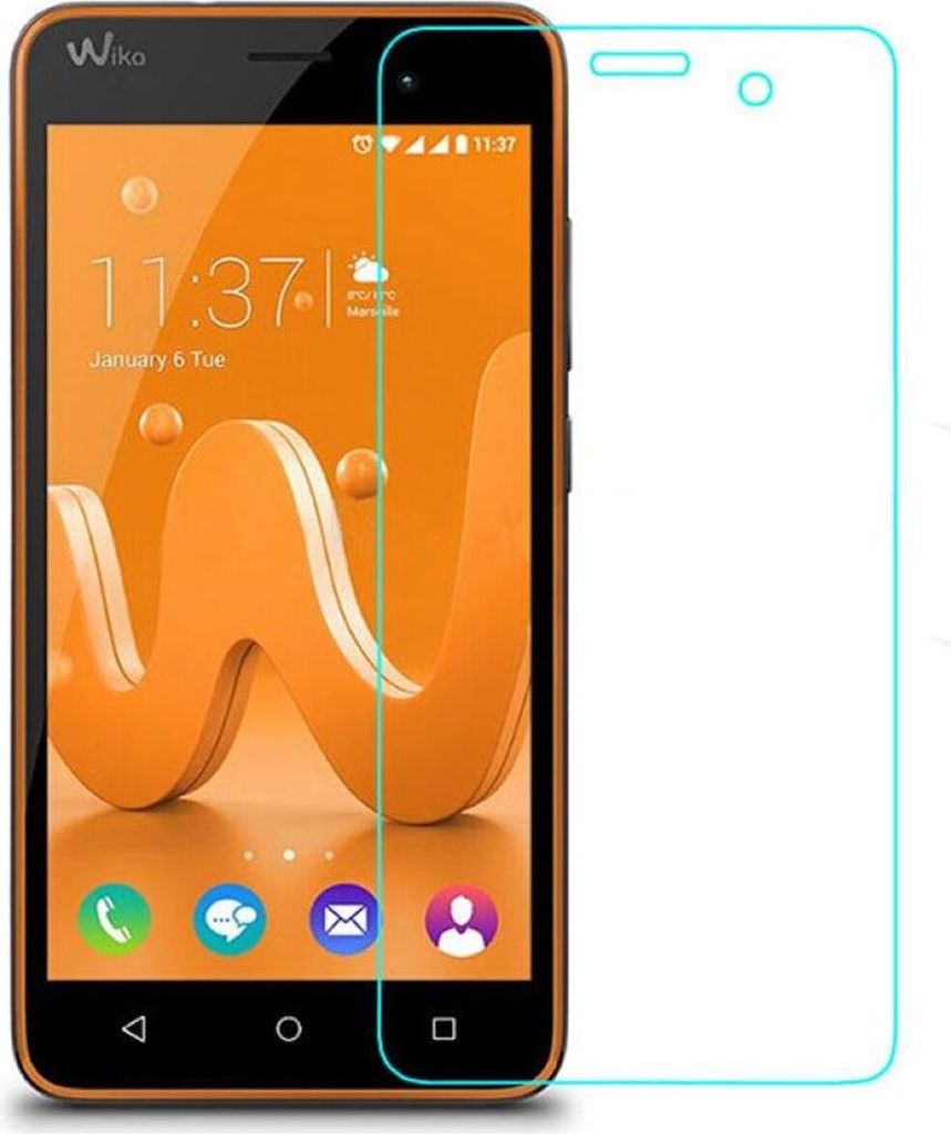 Wiko Jerry 3 Displayschutzfolie 9H Verbundglas Panzer Schutz Glas Tempered Glas