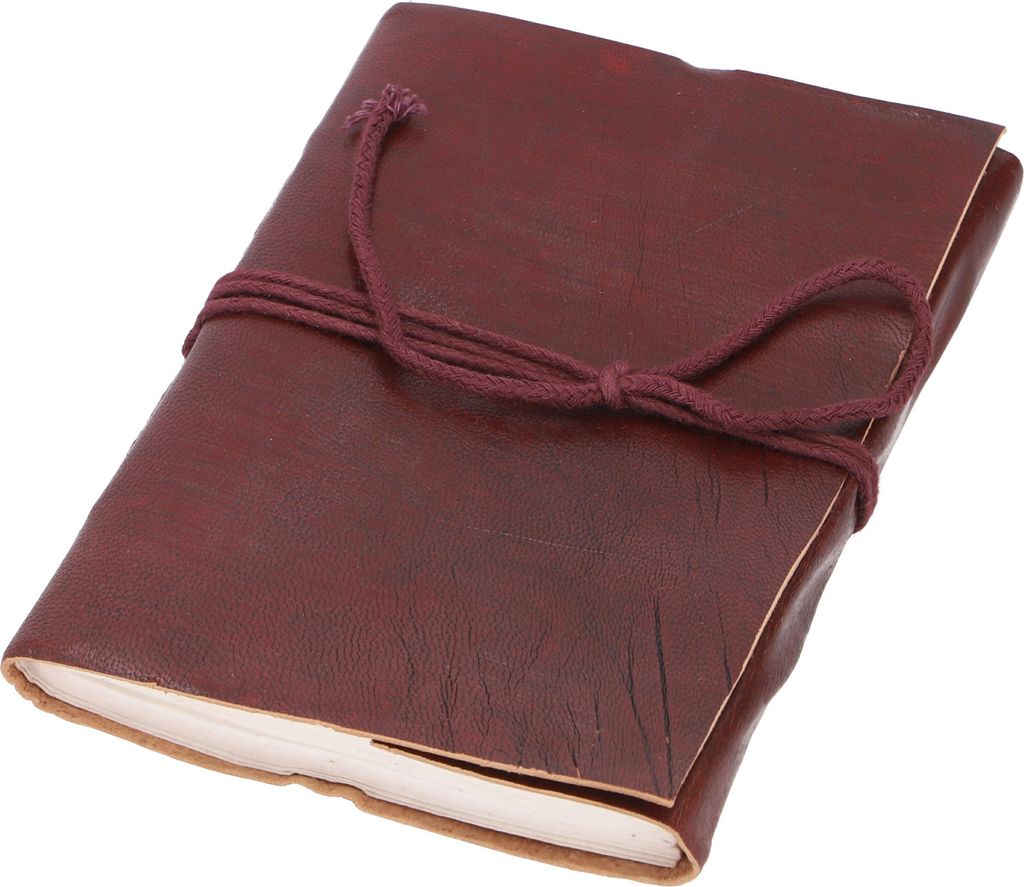 Notizbuch, Lederbuch, Tagebuch mit Ledereinband 50 Seiten - Produktbild 