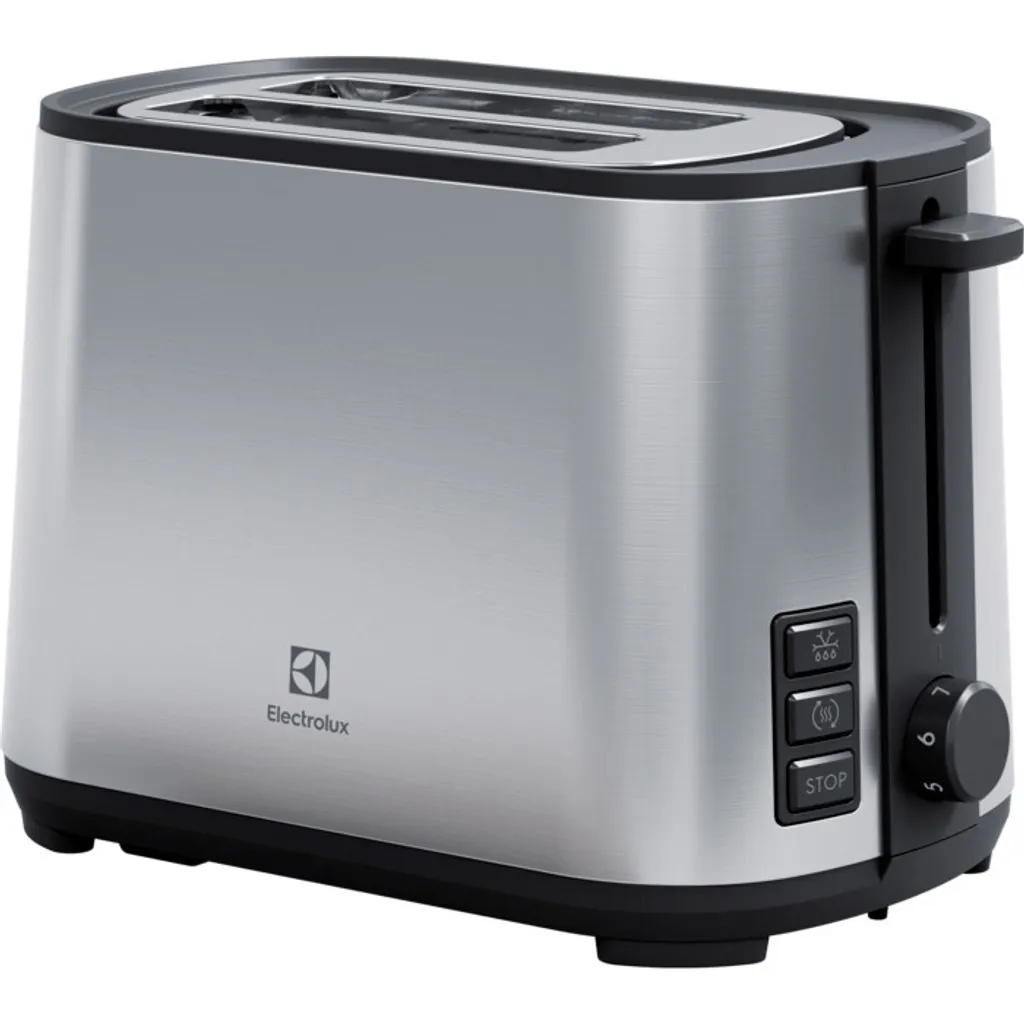 Grille-pain Inox Electrolux E4T1-4ST 925W avec Support Viennoiseries
