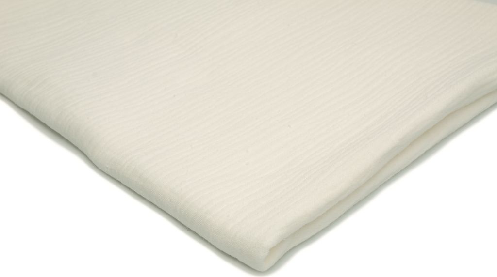 Baumwoll Musselin Stoff Double Gauze, Doppelgaze Creme 50 x Produktbild 