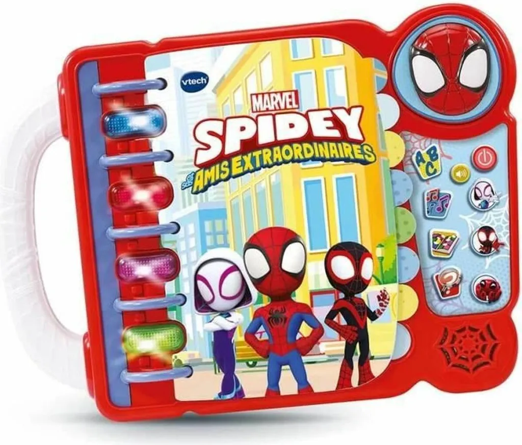 Livre Éducatif de Spidey VTech - Premier Livre Interactif pour Enfants