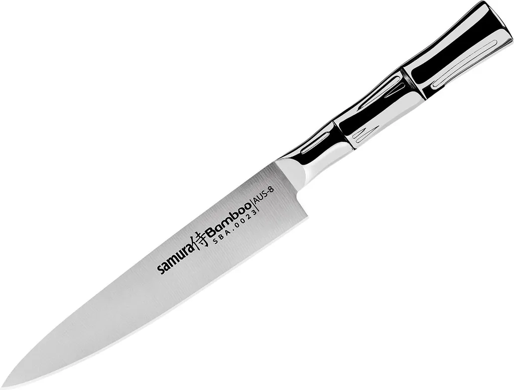 Coltello Giapponese Samura AUS 8 - 15cm Multiuso Professionale Inox