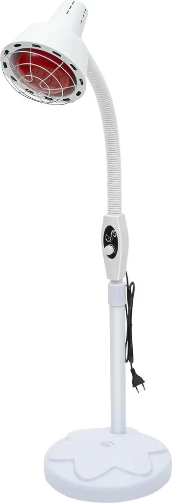 Lampada Riscaldante Infrarossi 275W Professionale - Ruotabile 360° Bianca