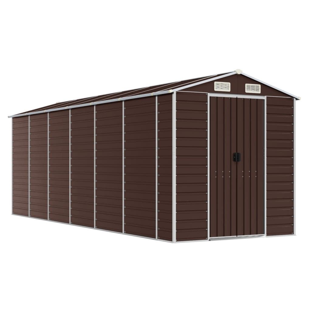 VidaXL Casetta da giardino 191x555x198 cm in acciaio Immagine del prodotto 