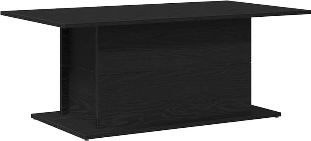 Couchtisch Schwarz Eichen-Optik 102 x 55,5 x 40 cm