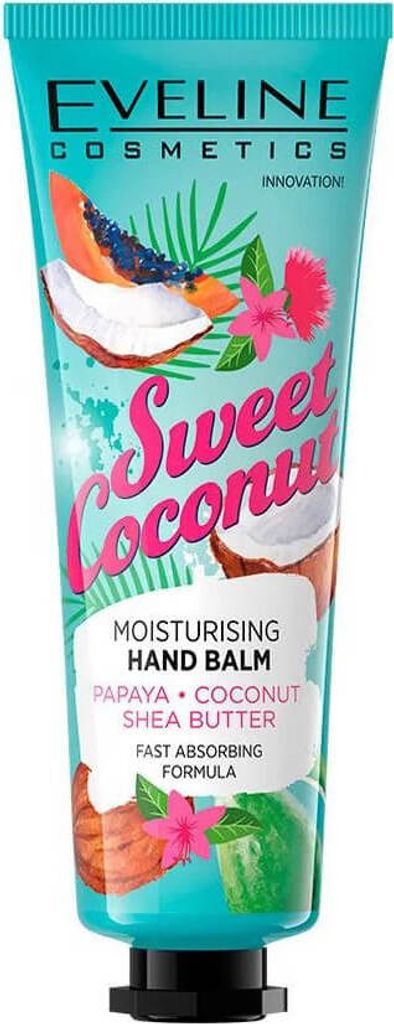 Eveline Cosmetics Sweet Coconut Moisturising Hand Balm 50ml
