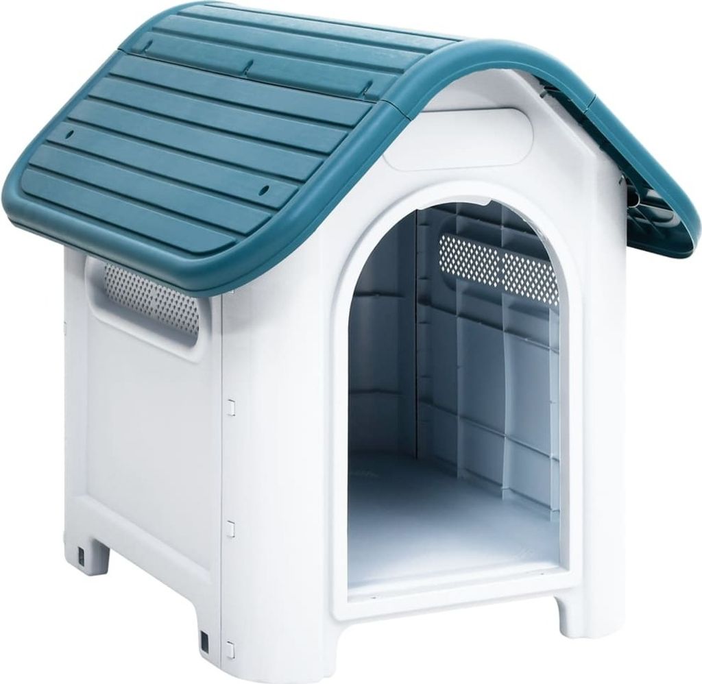 Hundehütte Blau 59x75x66 cm Polypropylen Produktbild 