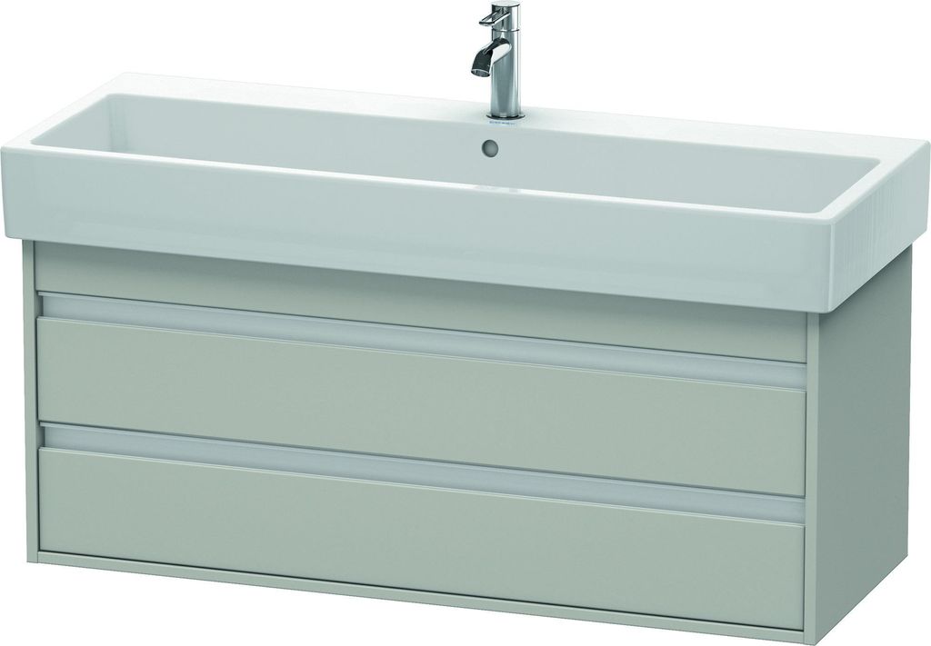 Duravit Ketho Waschtischunterbau wandhängend, 1150x480x440 mm, 2 Schubkästen, für Vero Waschtisch 045412, KT663900707