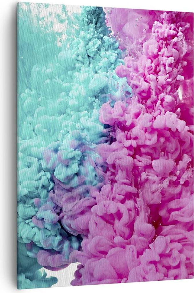 Bild auf Leinwand - Leinwandbild - Einteilig - Abstraktion modern - 70x100cm - Wand Bild - Wanddeko - Wandbilder - Leinwanddruck - Wanddekoration -...