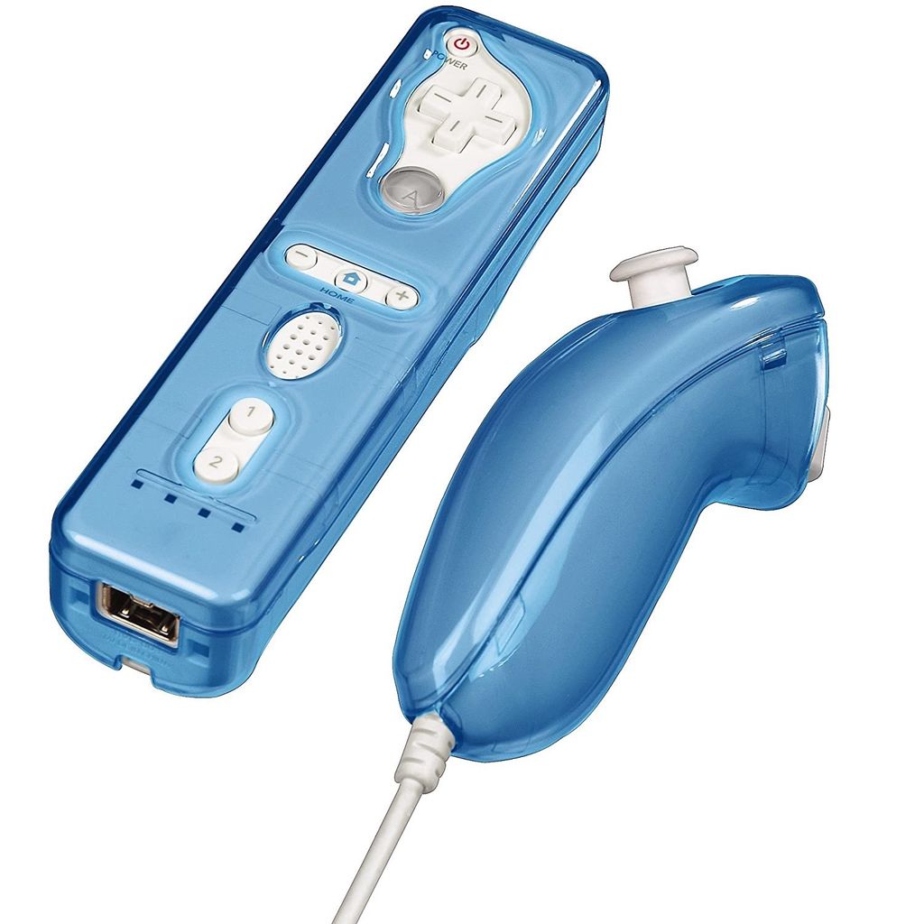 Hardcase Set Blau für Nintendo Wiimote + Nunchuck Produktbild 