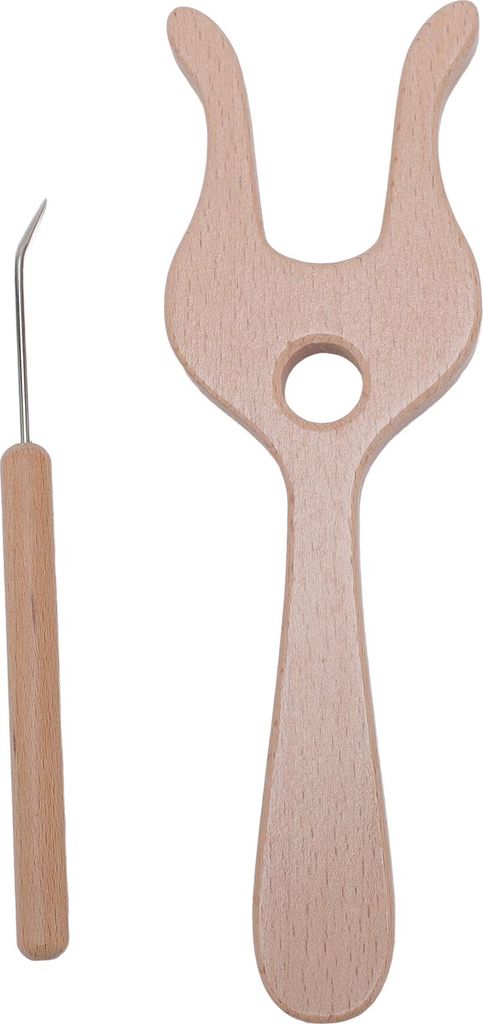 Strickgabel und Nadelkit Bienenholz Holz Slick Finish hölzerne Brandnadeln für Handwerk