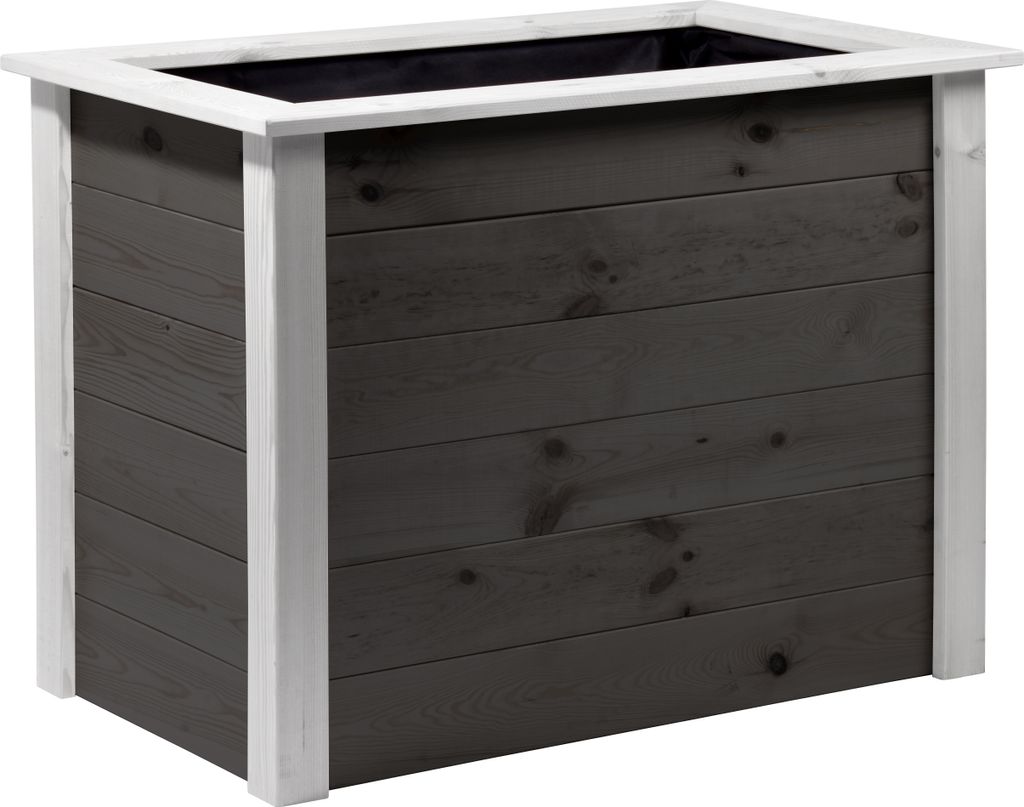 dobar Hochbeet "Two-Tone" inkl. Pflanzfolie, 2-farbiger Produktbild 