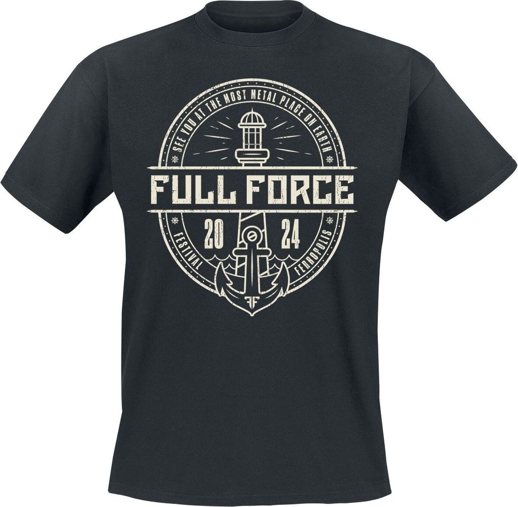 Full Force 2024 T-Shirt Herren See You At the Most Metal Place On Earth schwarz L