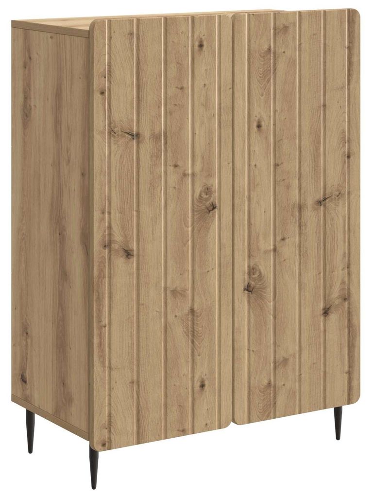 vidaXL Sideboard Artisan-Eiche 66 x 34,5 x 92 cm Holzwerkstoff