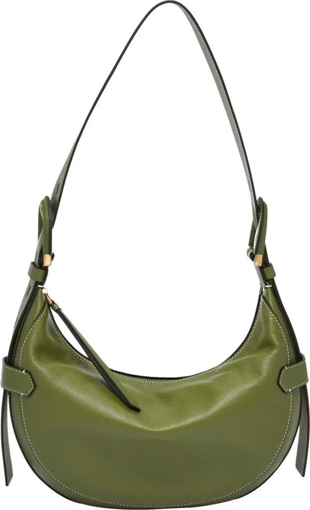 Sac Hobo Harwell Fossil en Cuir Olive : Pratique et Chic sans Compromis