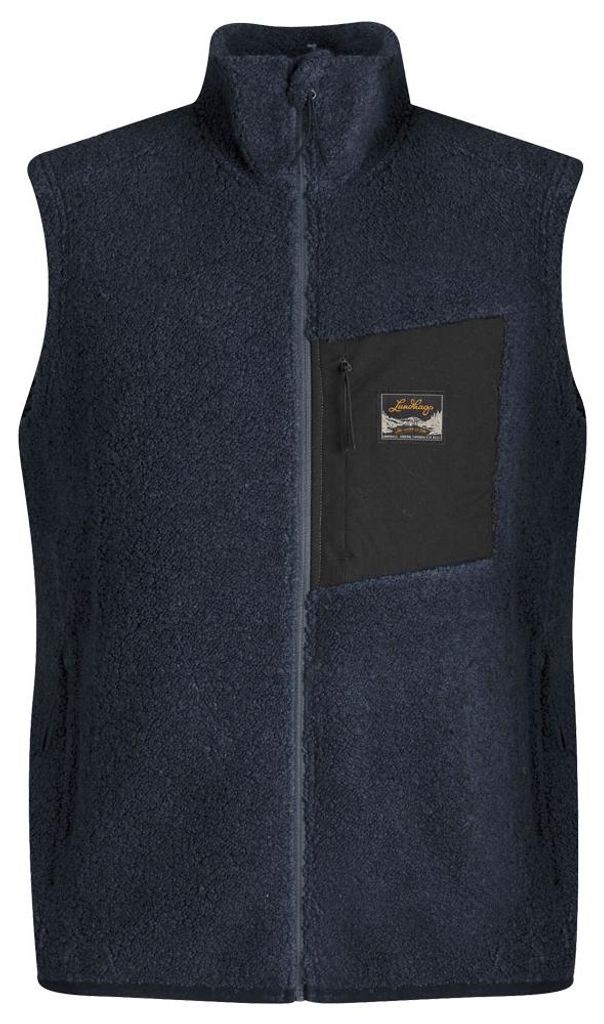 Flok Wool Pile Vest Men Größe XL Farbe light navy