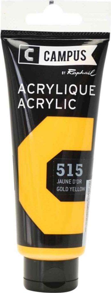 Acrylfarbe 100 ml - Goldgelb Nr. 515