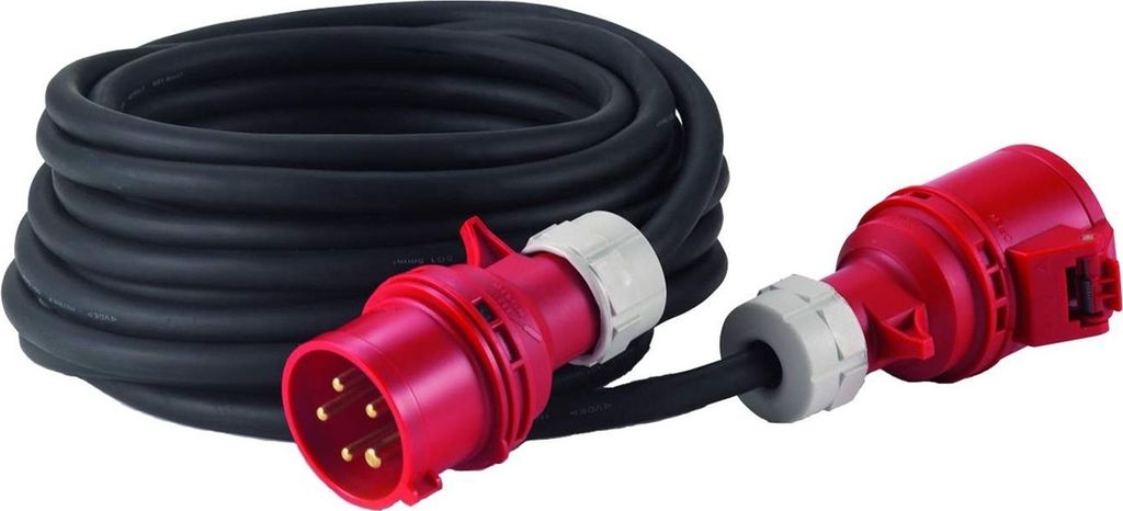 HEDI VKD10326 Drehstrom-Verlängerungsleitung 32 A, 10 m 5x6,0 mm²