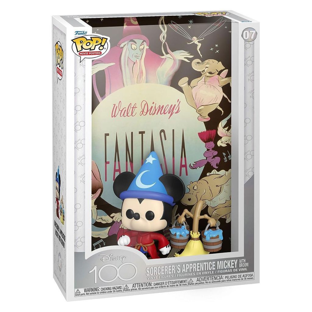 Walt Disney Fantasia - Sorcerer's Apprentice Mickey with Broom 07 - Funko Pop! Movie Posters