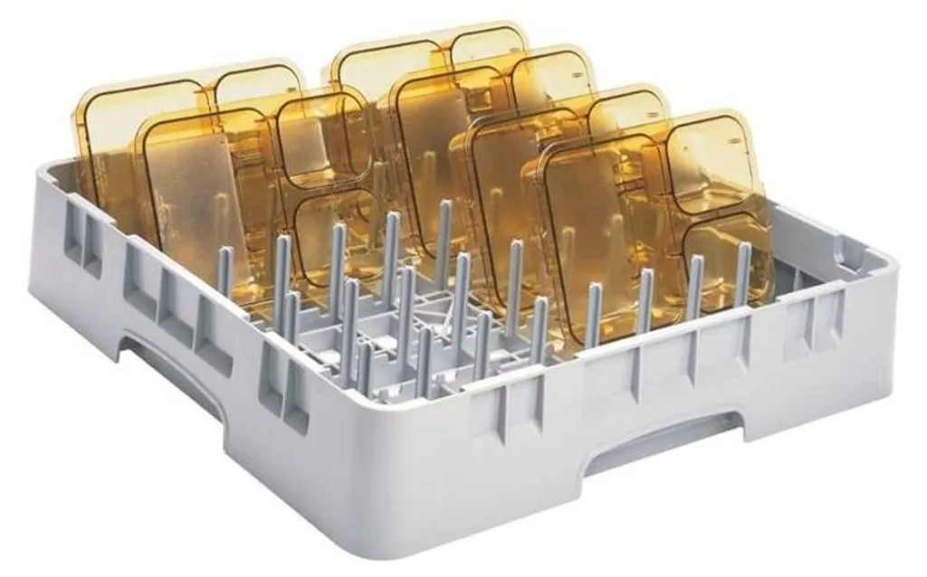 Fini la vaisselle mal lavée avec le panier à épingles Cambro pro