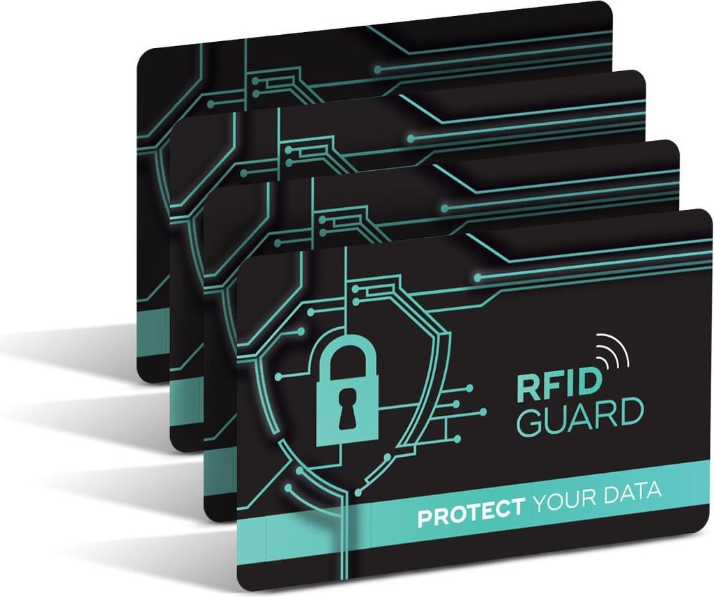 RFID GUARD 4x NFC RFID Karte Karten Set RFID & NFC Schutz Produktbild 