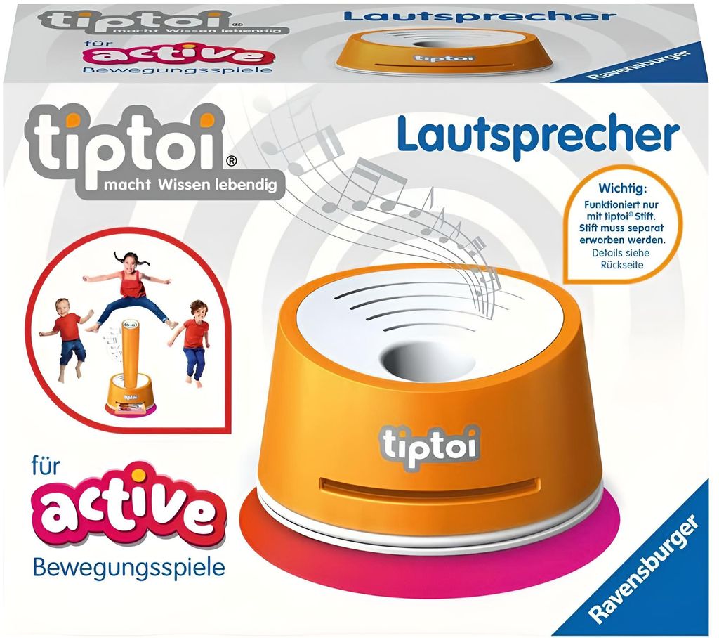 tiptoi ACTIVE Lautsprecher (orange/weiß) Produktbild 