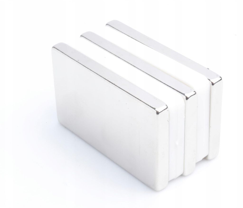 Top Magnesy - 1 Stück Neodym Magnete 50x30x8 mm N38 - extra starke Haftmagnete für Montage, Werkstatt & Industrie