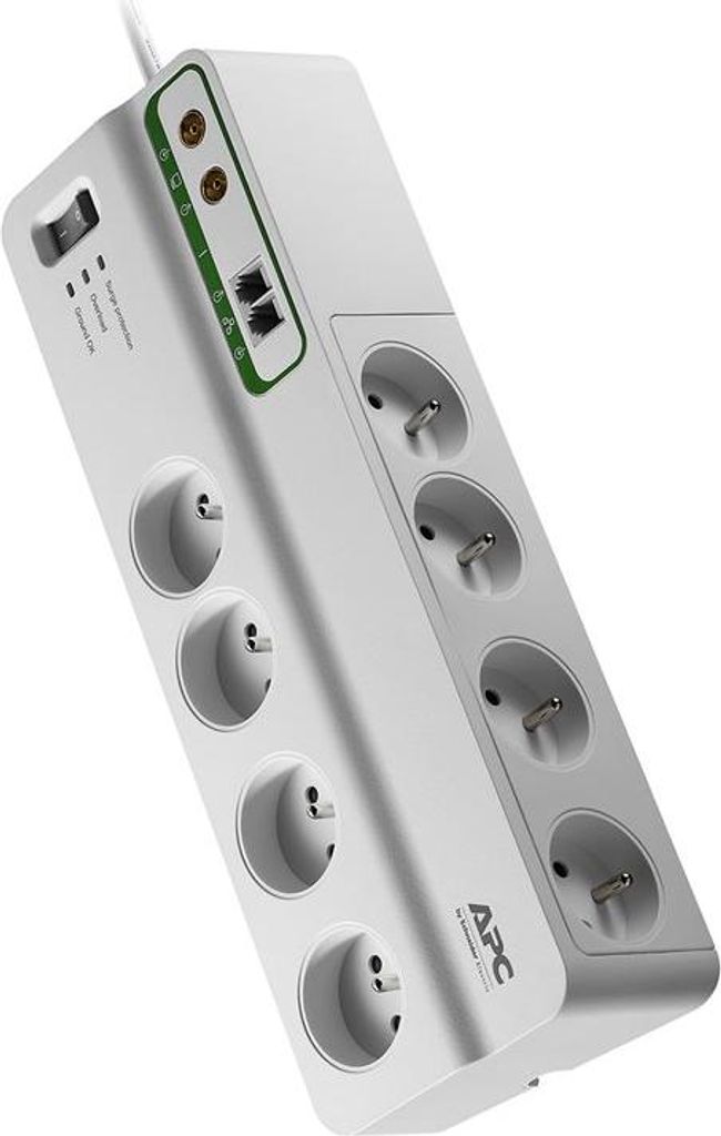 APC Performance SurgeArrest 8 outlets with Phone & Coax Produktbild 