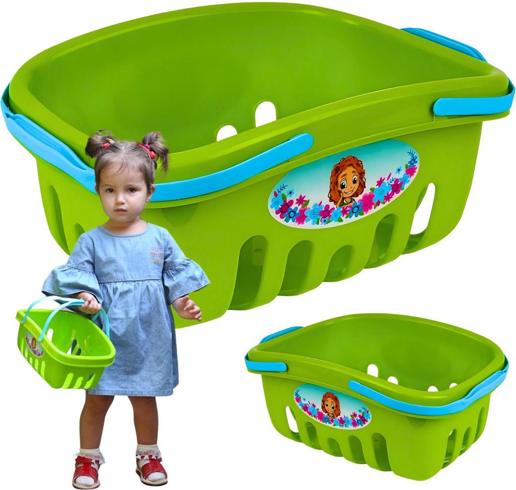 Kunststoff-Einkaufskorb Für Kinder Für Den Einkaufsgang Produktbild 