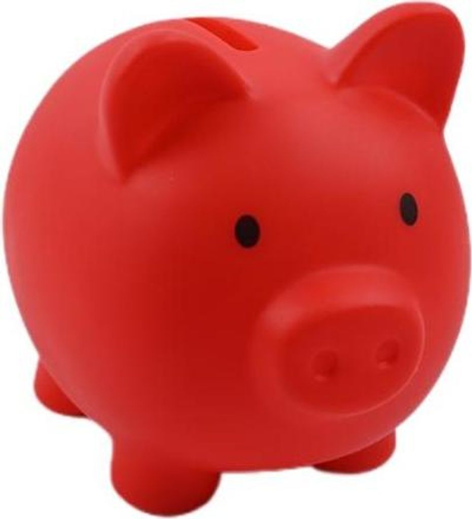 Sparschwein Kunststoff 14cm - Spardose Schwein Öffnbar für Produktbild 