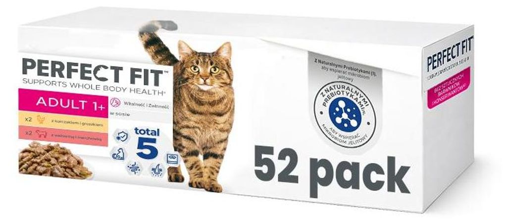 Perfect Fit Adult 52x85g Feuchtfutter Für Katzen Mit Produktbild 
