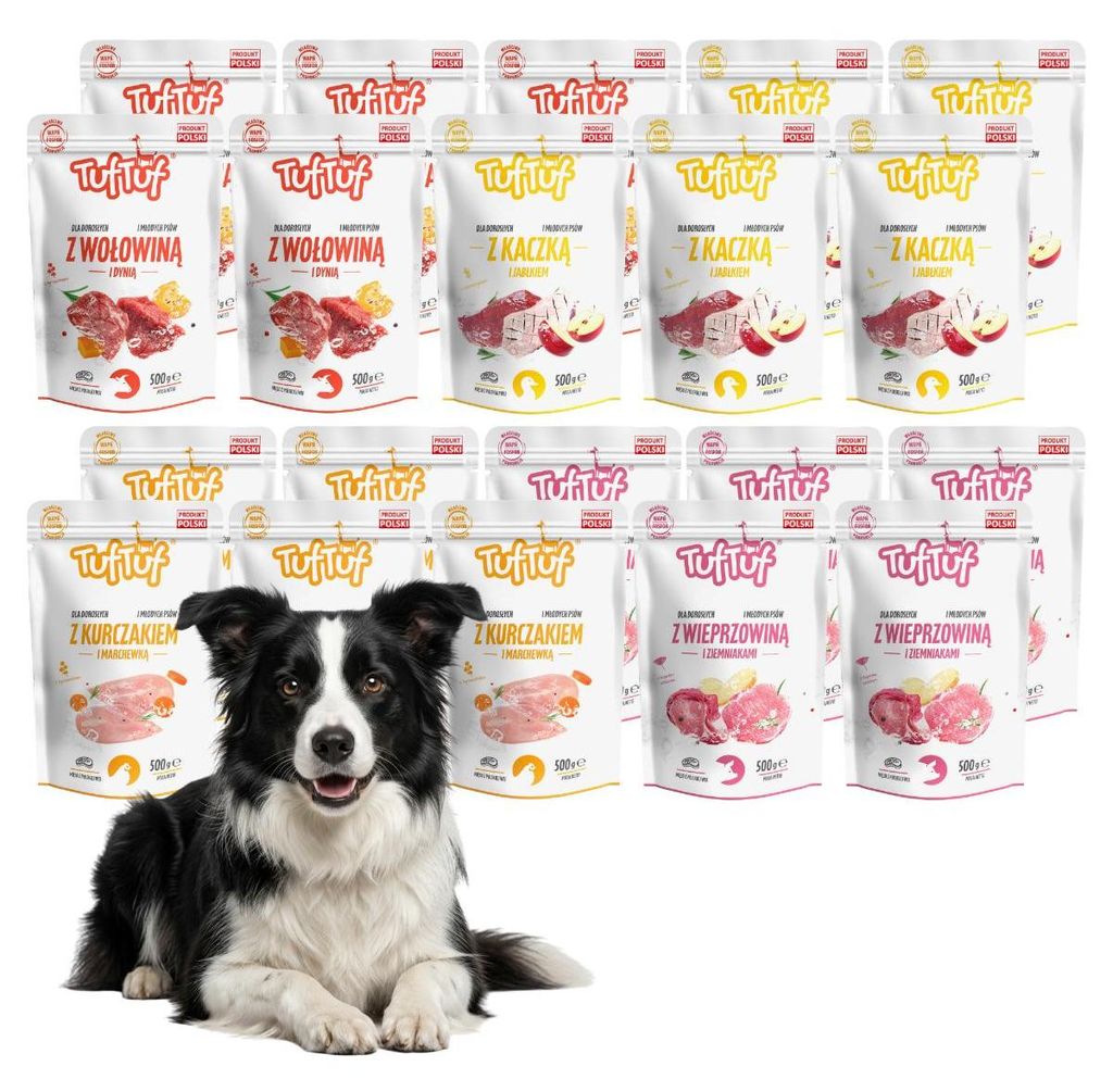 Hundefutter - Aufschnitt-Mix - 2kg - Nassfutter - 20x100ml - Hunde Nassfutter - Nassfutter Mix