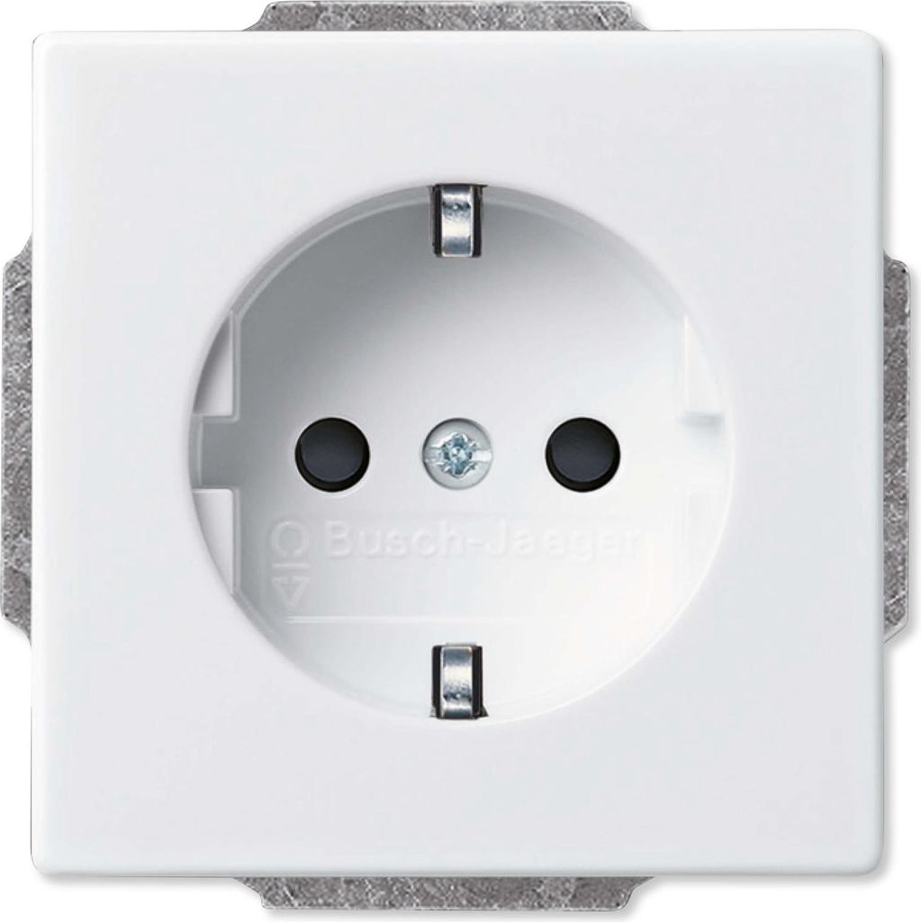 BUSCH JAEGER 2011-0-3725 - CEE 7/3 - 2P+E - Weiß - 250 V - Produktbild 