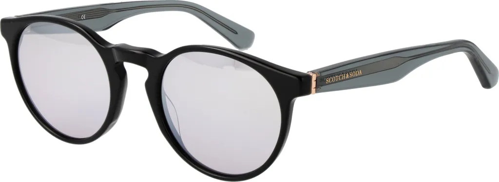 Lunettes de soleil pour homme monture noire Scotch & Soda SS8004 49
