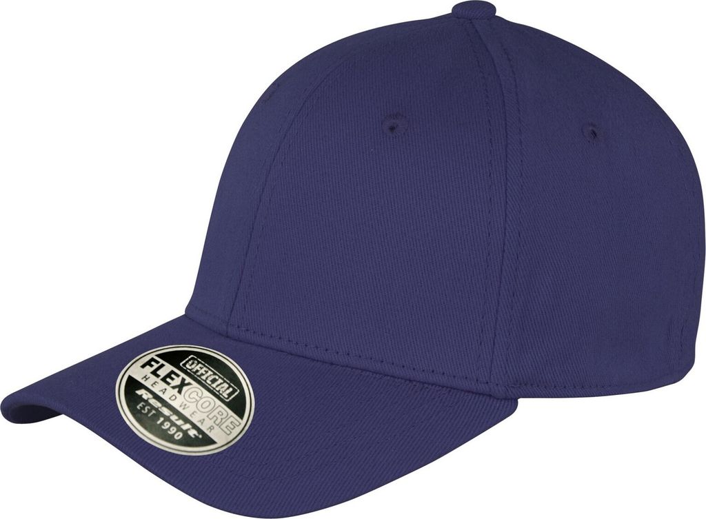 Result Headwear - "Kansas" Baseball-Mütze RW10161 (S-M) (Marineblau)