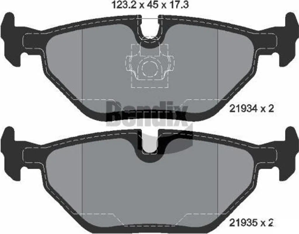 Plaquettes frein Bendix BPD1146 pour BMW : remplacement sûr 1164499
