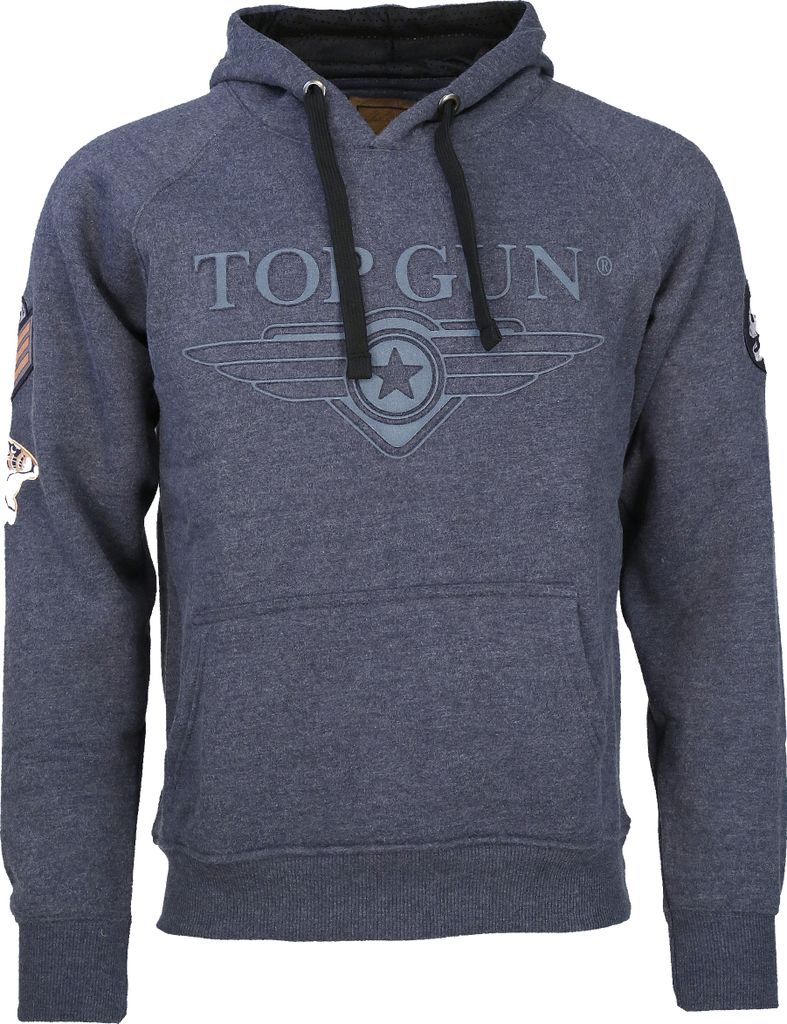 Top Gun Kapuzenpullover Simulator TG20191025 Herren dark blue M