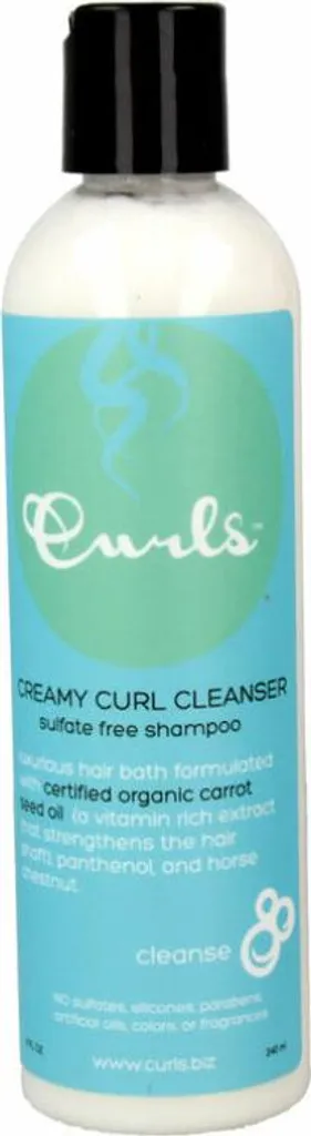 Curls Creamy Curl Cleanser Senza Profumo 8oz - Detergente Ricci Delicato