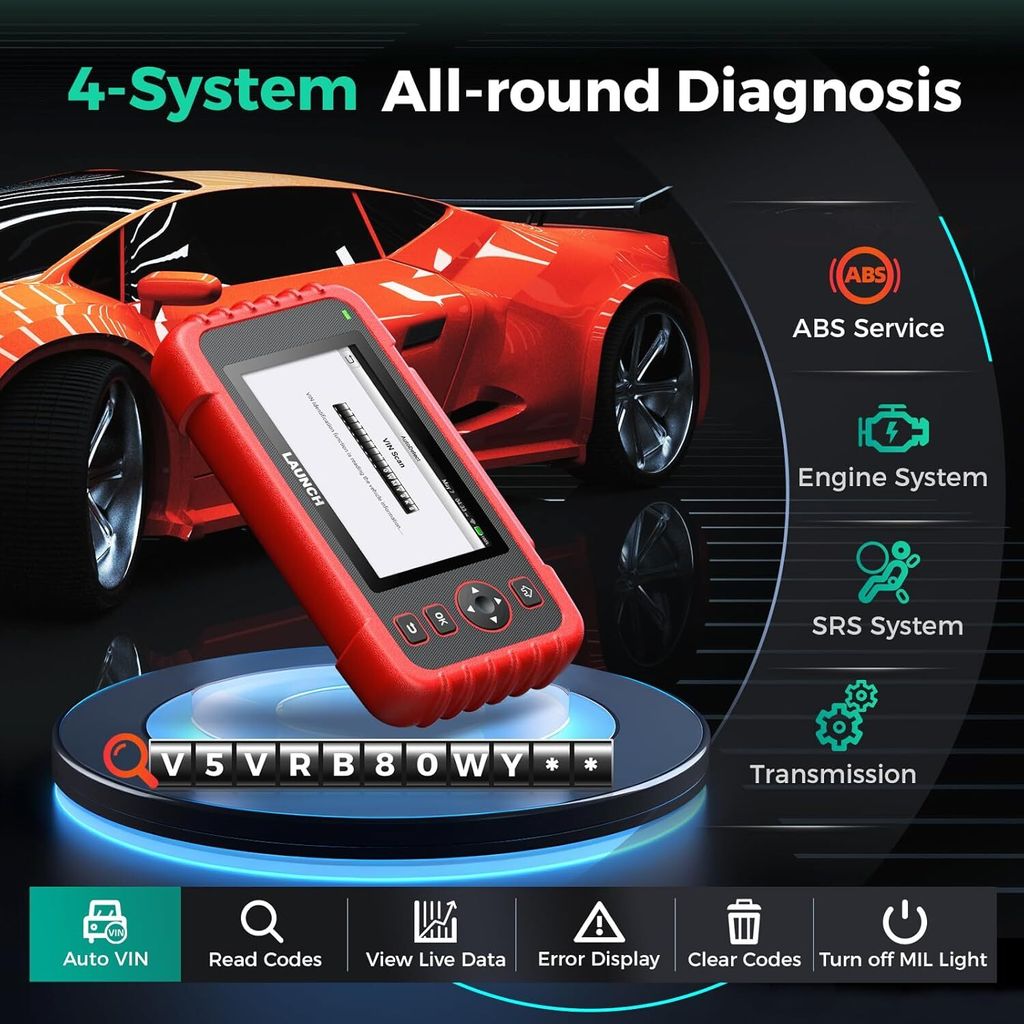 LAUNCH CRP123X V2.0 OBD2 Diagnosegerät, Professioneller Produktbild 6