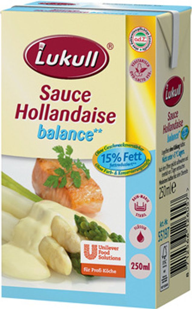 Lukull Sauce Hollandaise balance 12 x 250 ml