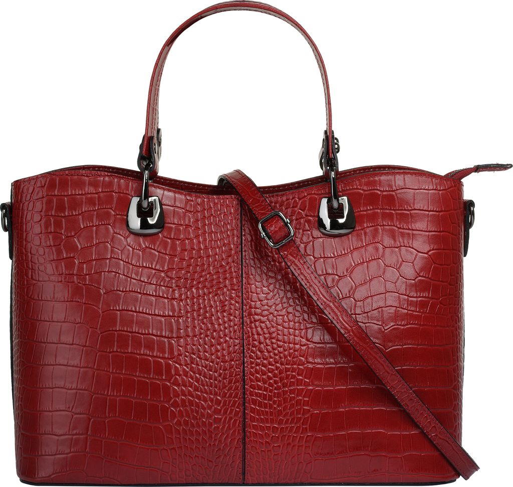 Cluty Handtasche Damen 021168 dunkelrot