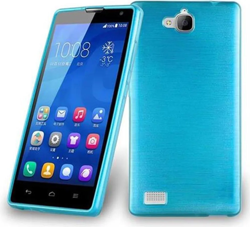 Occasione! Custodia Honor 3C Cadorabo Turchese Silicone TPU