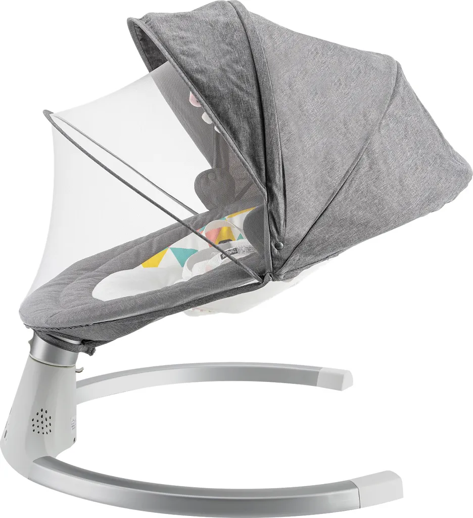 Fauteuil à Bascule Électrique Bébé 15kg avec Minuteur et Bluetooth