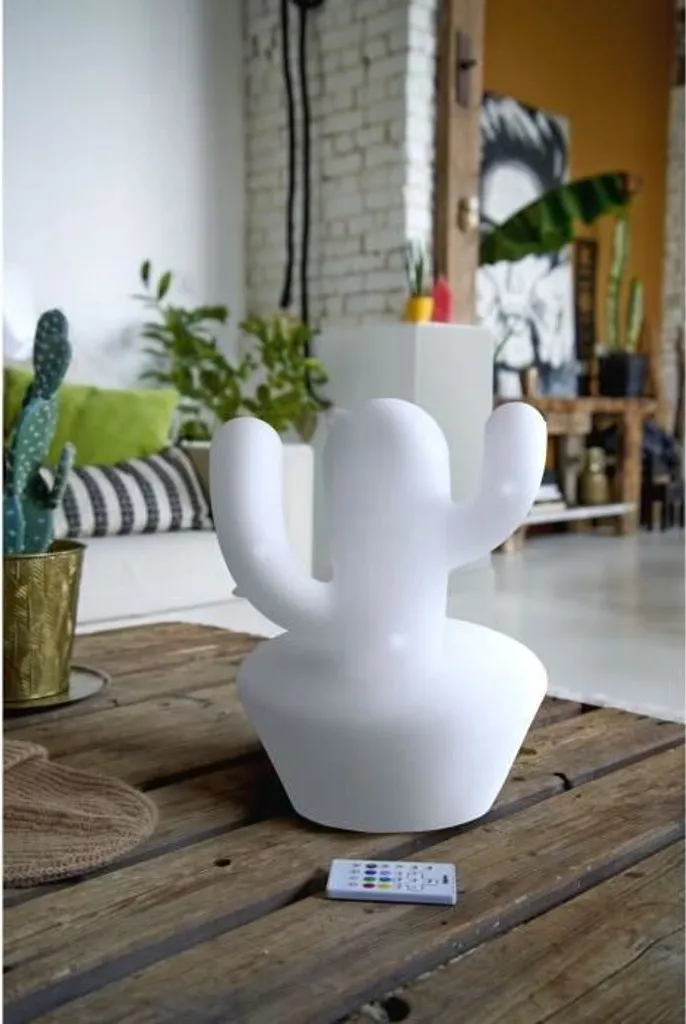 Enceinte sans fil Cactus Multicolore Lumin'us avec Télécommande LED - 4