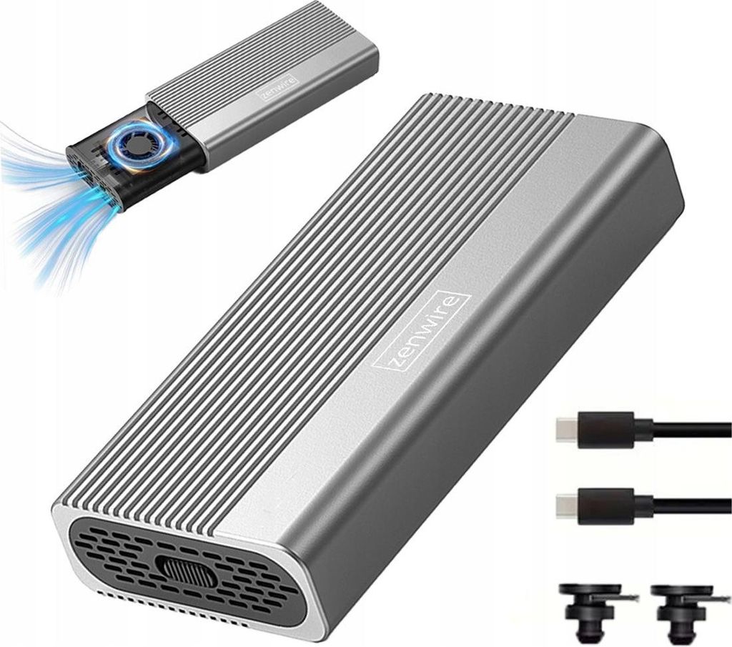 Boîtier SSD - M.2 NVME Pcie USB-C 4.0 - Baie pour disque M2 Image du produit 
