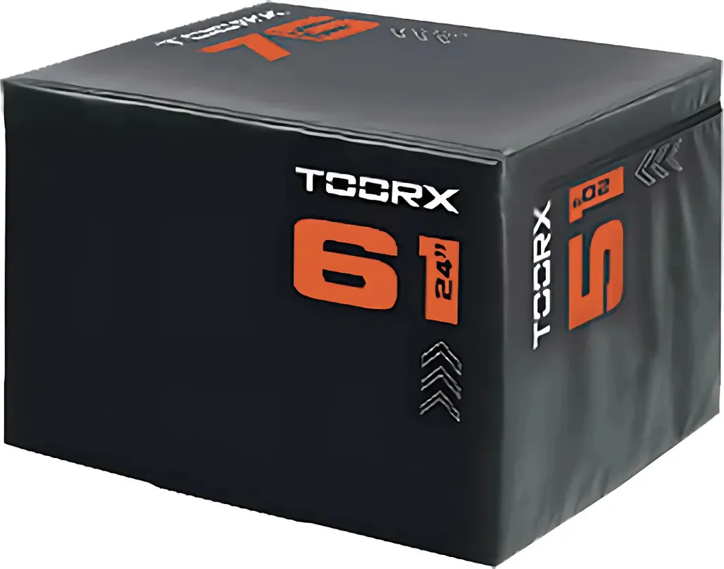 Toorx Fitness Boîte Plyo 3 en 1 - Mousse Souple, 76x61x51cm, 23kg
