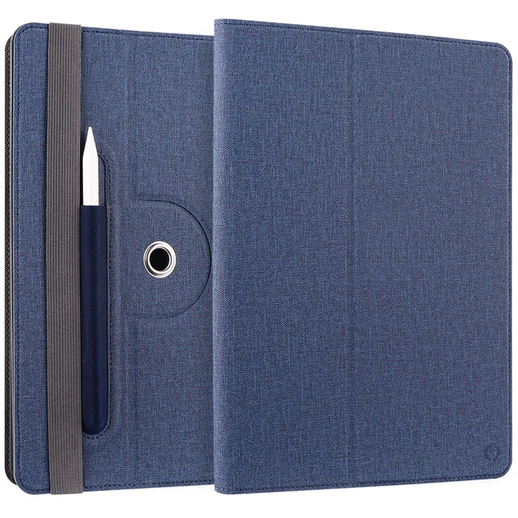 Housse de protection rotative bleue pour tablette tactile 9, 10 et 11" - 3