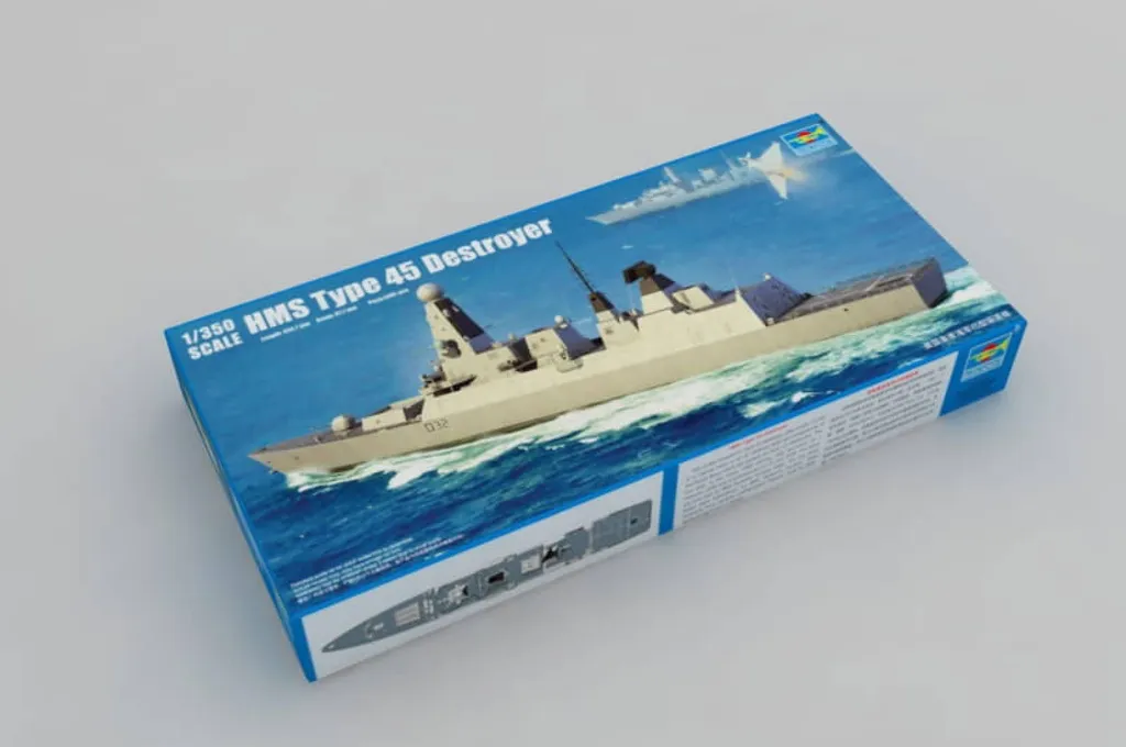 Maquette de Bateau Destroyer Type 45 HMS à monter Trumpeter 1/350 04550