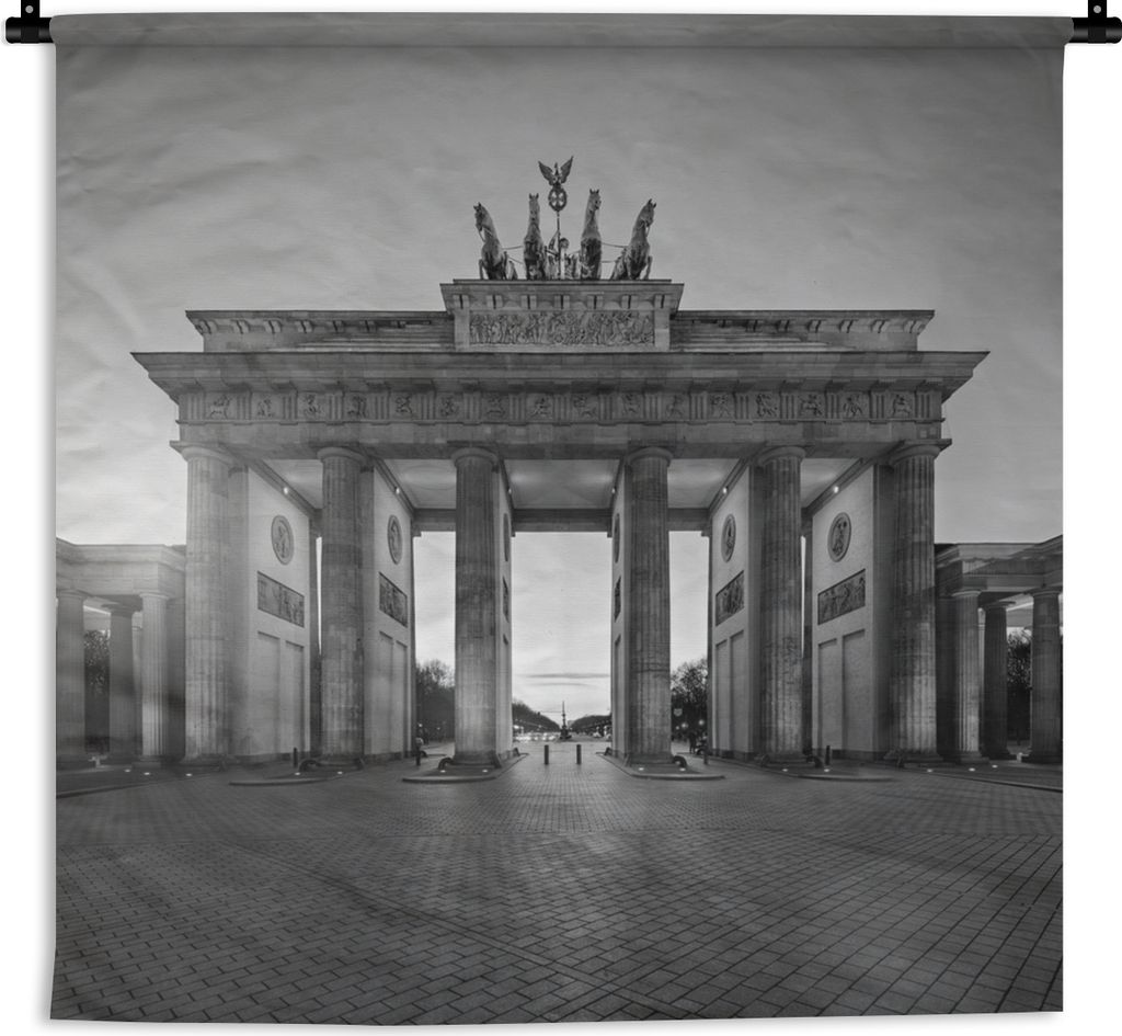 MuchoWow Wandteppich Wandbehang Berlin - Architektur - Museum 150x150 cm Tapisserie Dekoration Wandtuch - Wohnaccessoires - Modernes